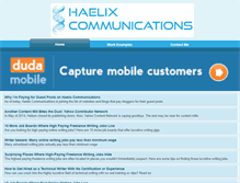 Tablet Screenshot of haelix.com